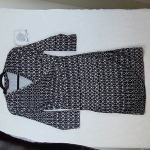 The Limited Women's Dress Black White Size Small